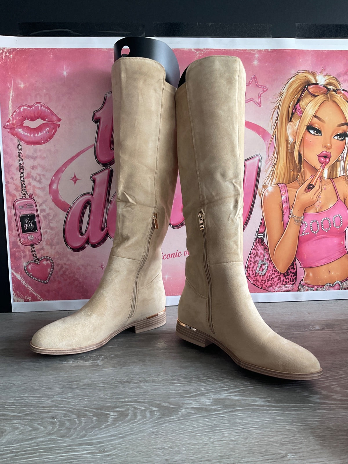 Modatope Rounded Toe Flats Boots (Size W10)