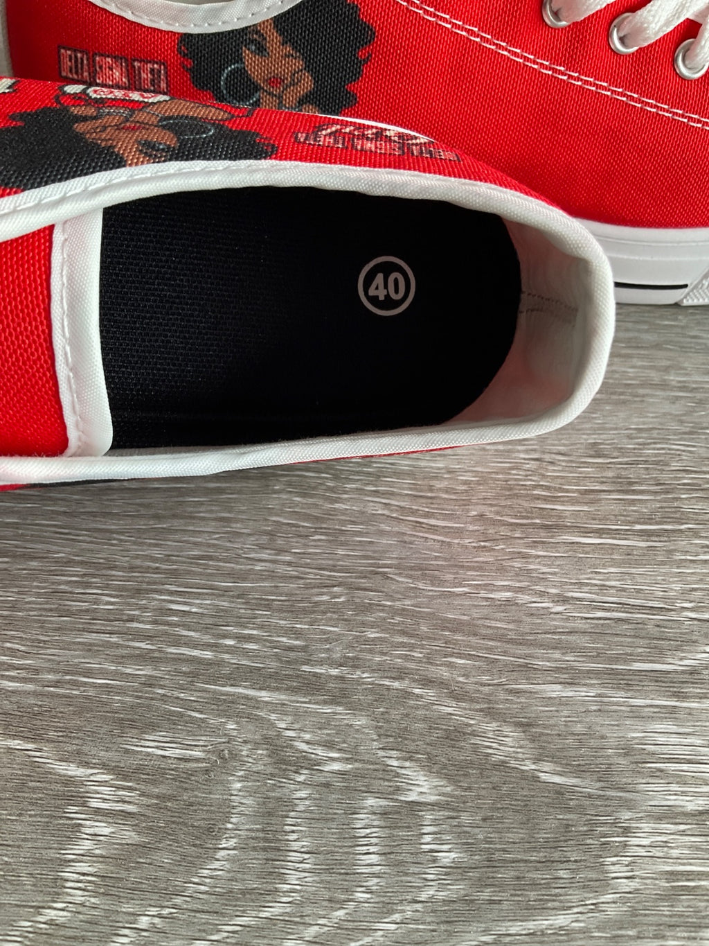 Red Flat Sneakers (Size M7.5 W9)