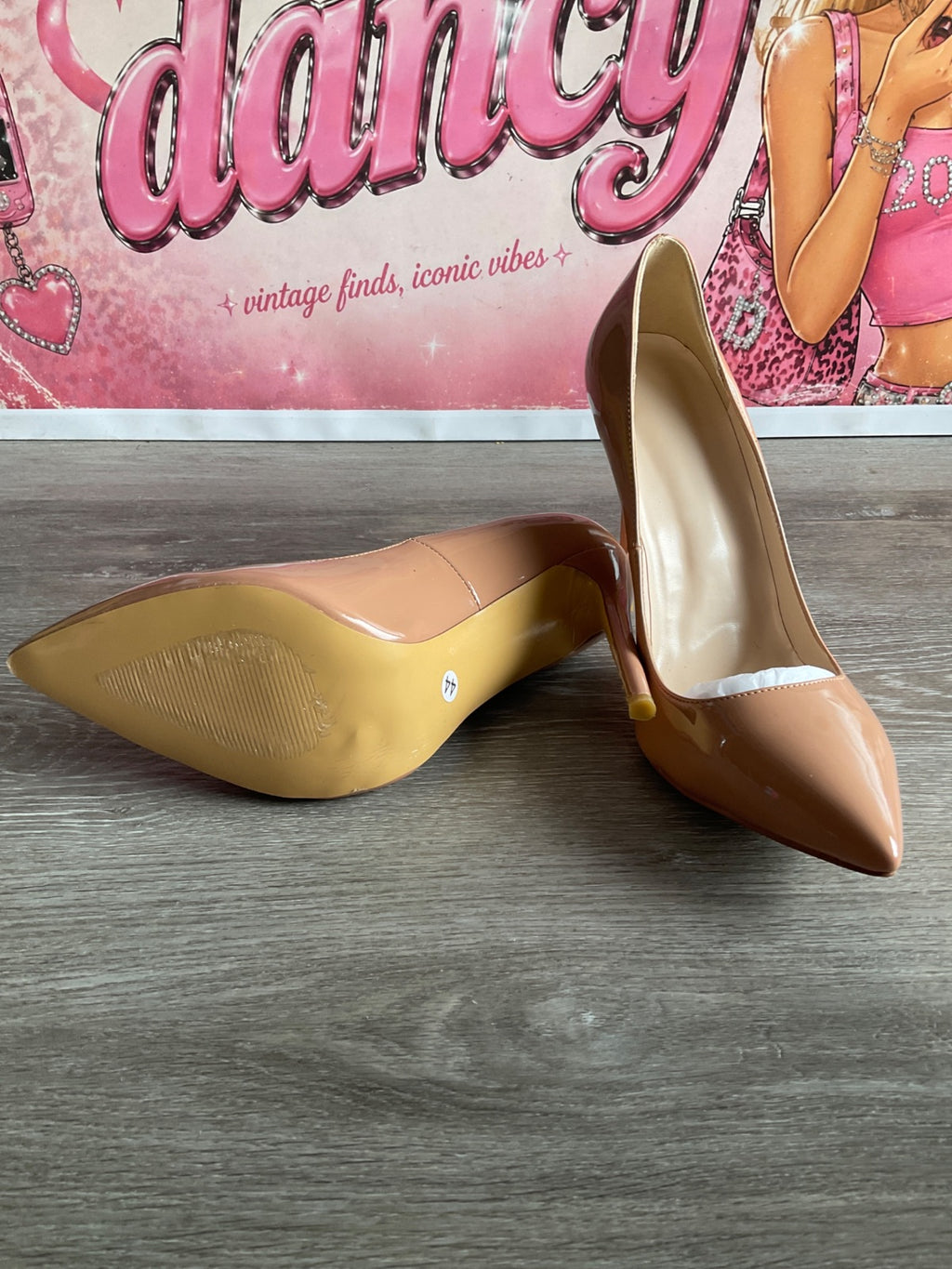 Peach Business Casual Heel (Size W11.5)