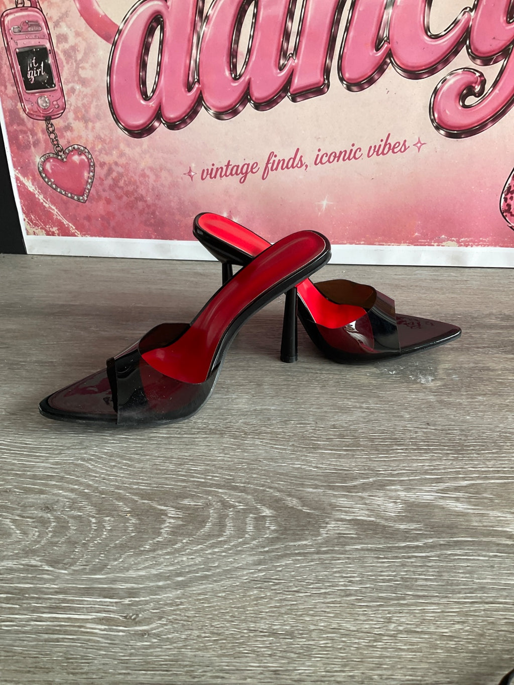 Astuccio Black Heel (Size W8.5)