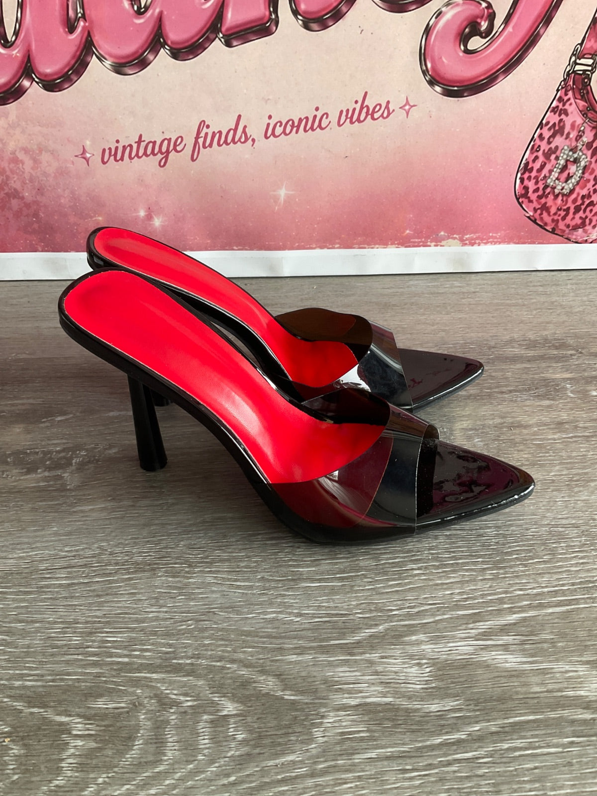 Astuccio Black Heel (Size W8.5)