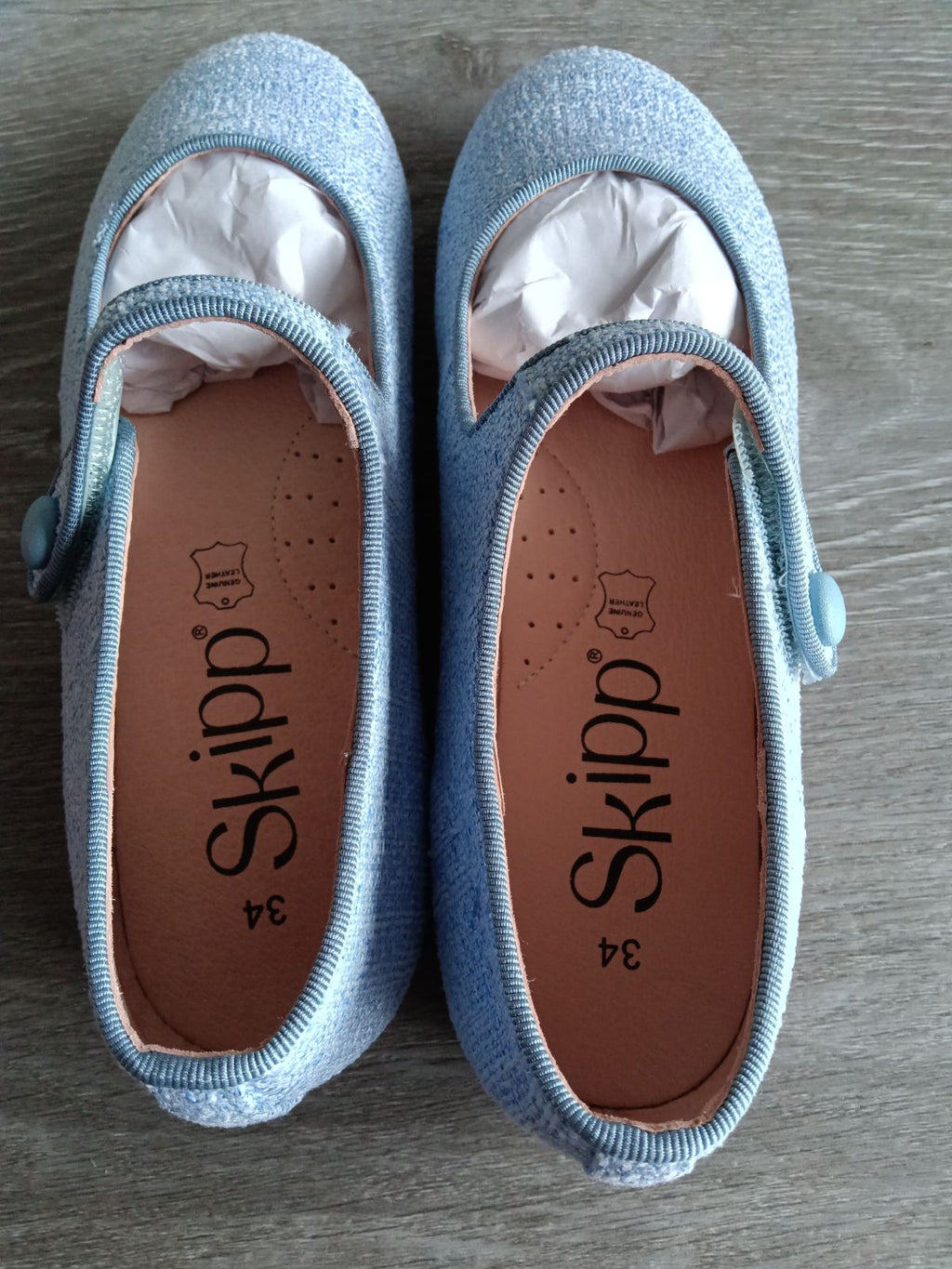 Skipp Children's Flats (Big Kids' US Size 2.5)