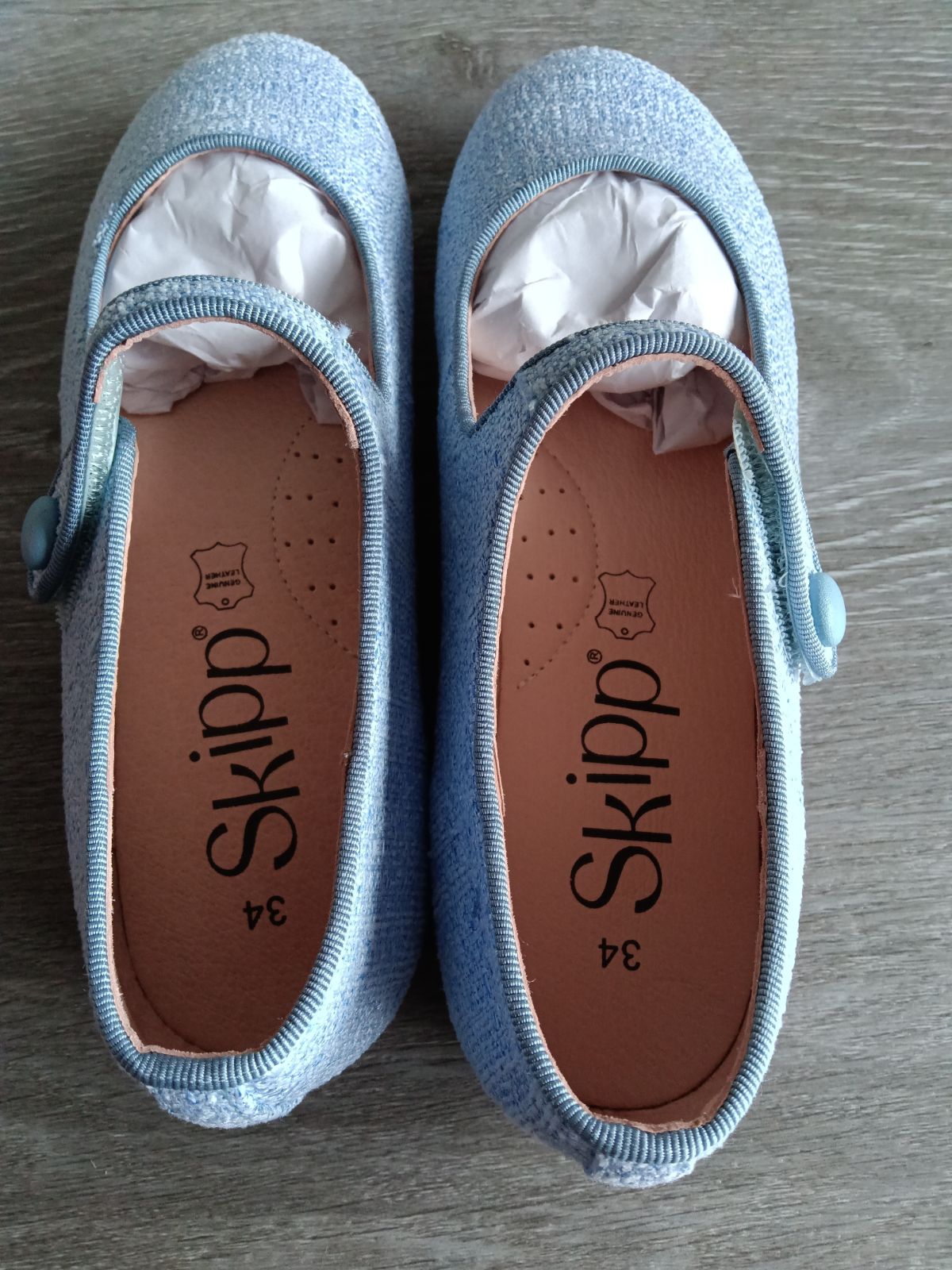 Skipp Children's Flats (Big Kids' US Size 2.5)