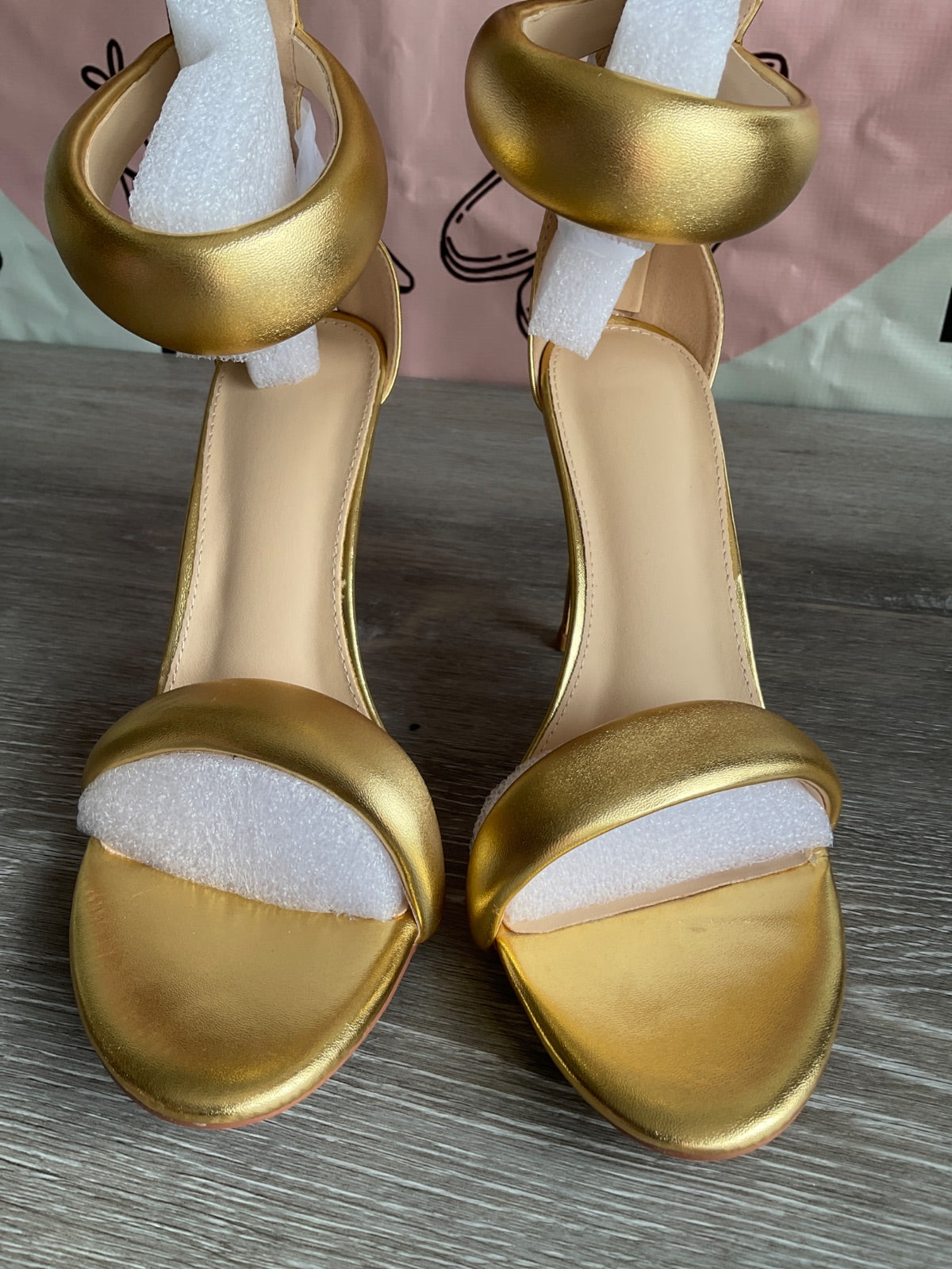 Tall Gold Heel (Women's US Size 8.5)