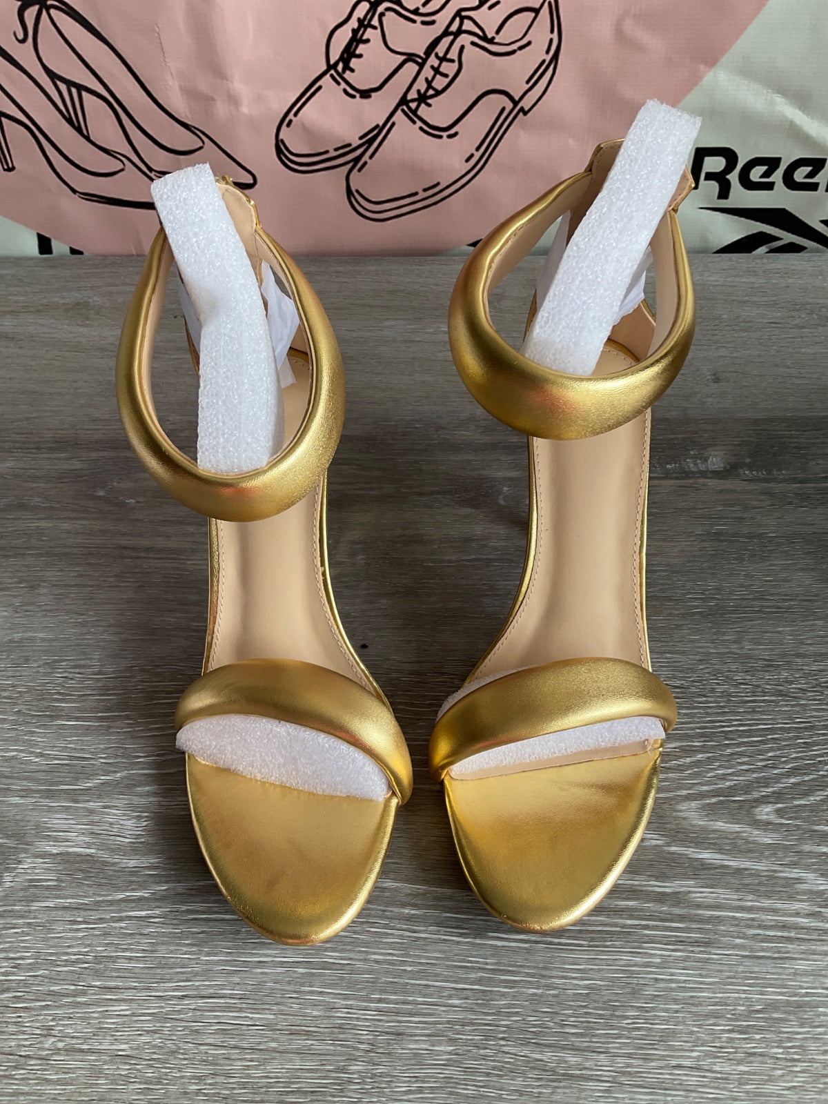 Tall Gold Heel (Women's US Size 8.5)