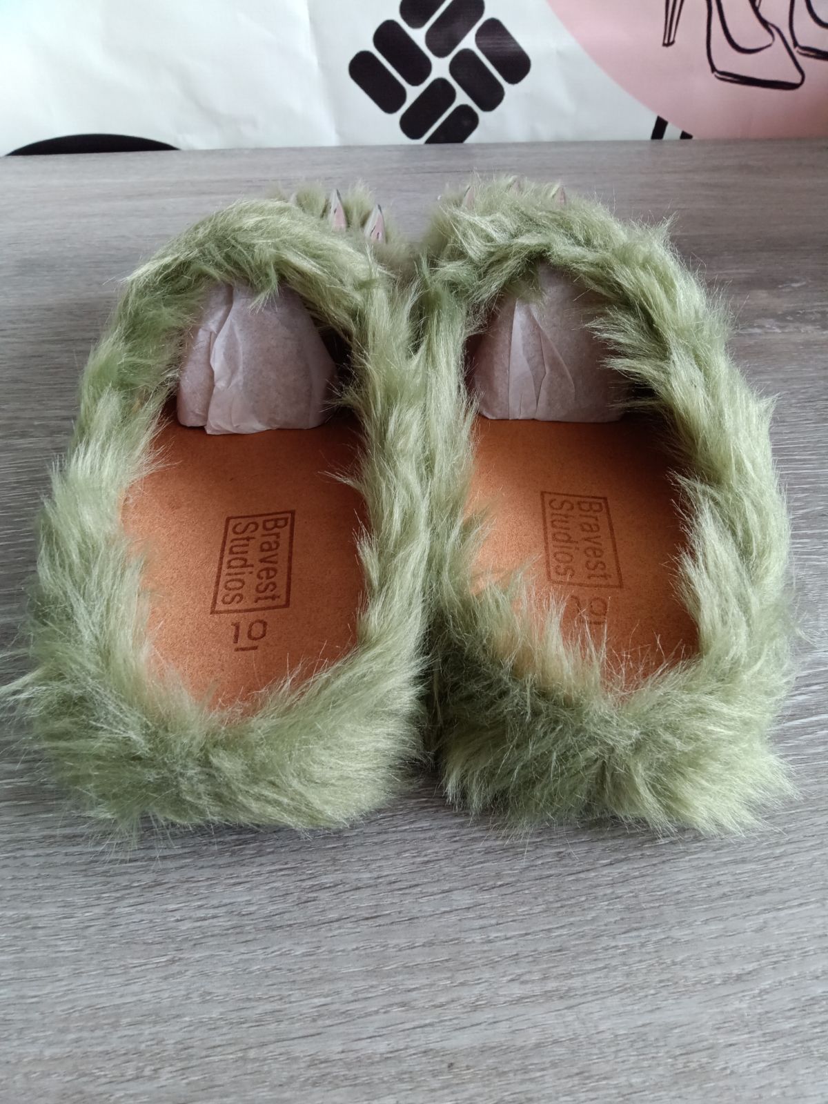 Bravest Studios Green Claw Mules (Men's US Size 10)