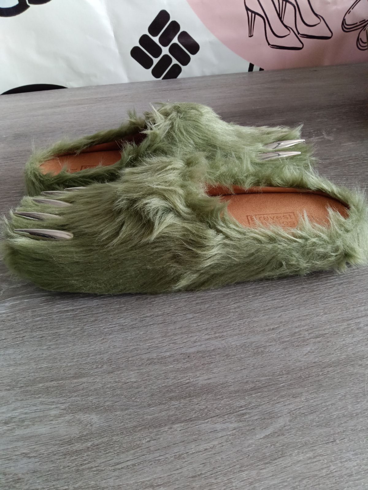 Bravest Studios Green Claw Mules (Men's US Size 10)